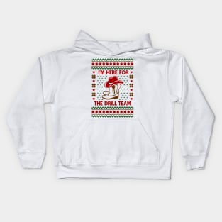 I'm here for the Drill Team Kids Hoodie